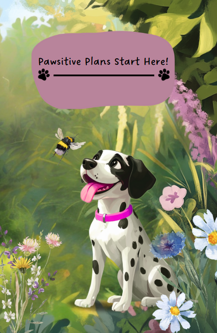 Pawsitive Plans Start Here - Note Book