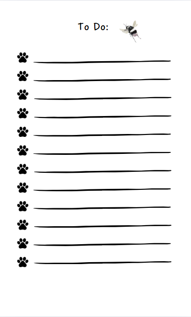 Pawsitive Plans Start Here - Note Book